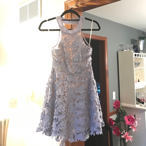 Hello Molly Lace Violet Dress Small - Picture 2 of 3